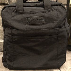 Sarah Wells Kelly pump bag, pumparoo and cold gold